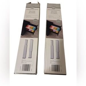 TWO SETS OF HUNTINGTON HOME DRAWER DIVIDERS. BRAND NEW